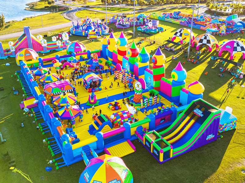 Terdiri dari apa kastil tiup?