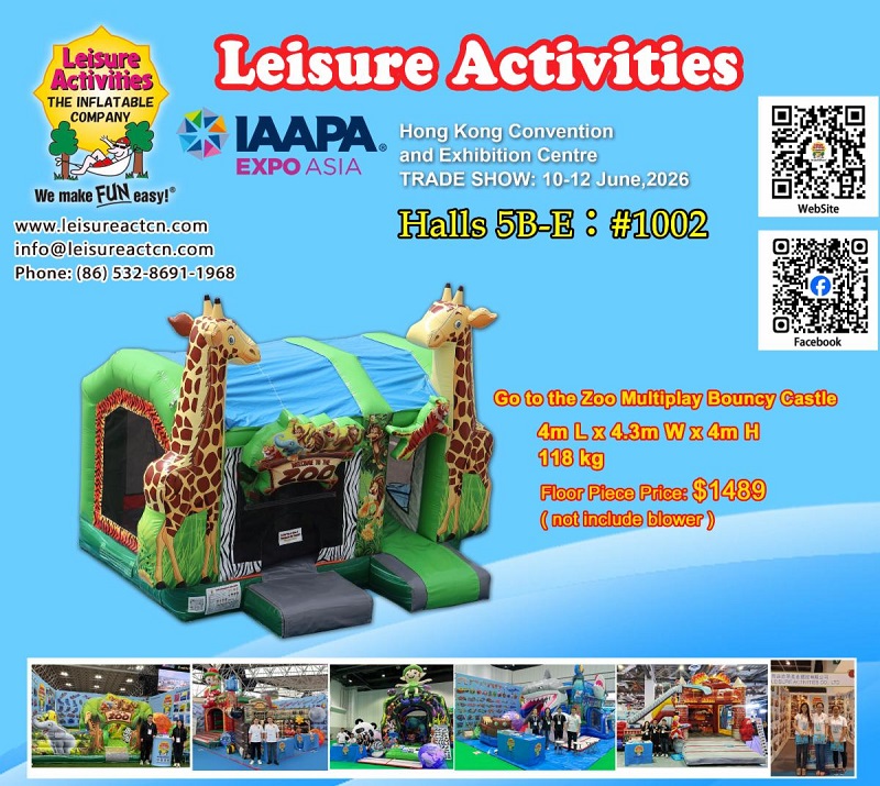 IAAPA EXPO ASIA Hong Kong 2026 - Kami dengan hormat mengundang Anda untuk mengambil tiket VIP Anda dan mengunjungi pameran kami.