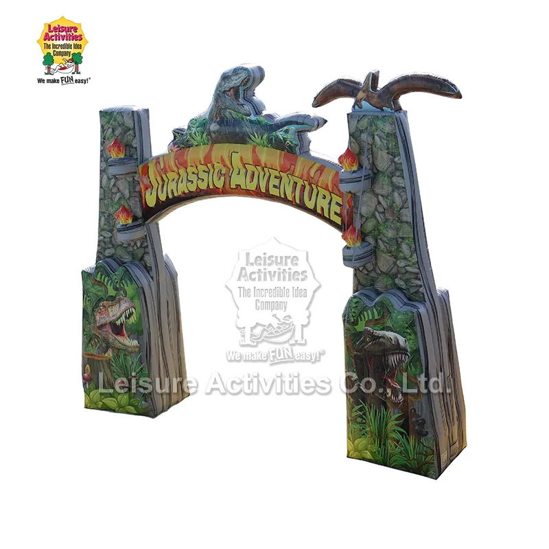 Lengkungan Petualangan Jurassic Tiup