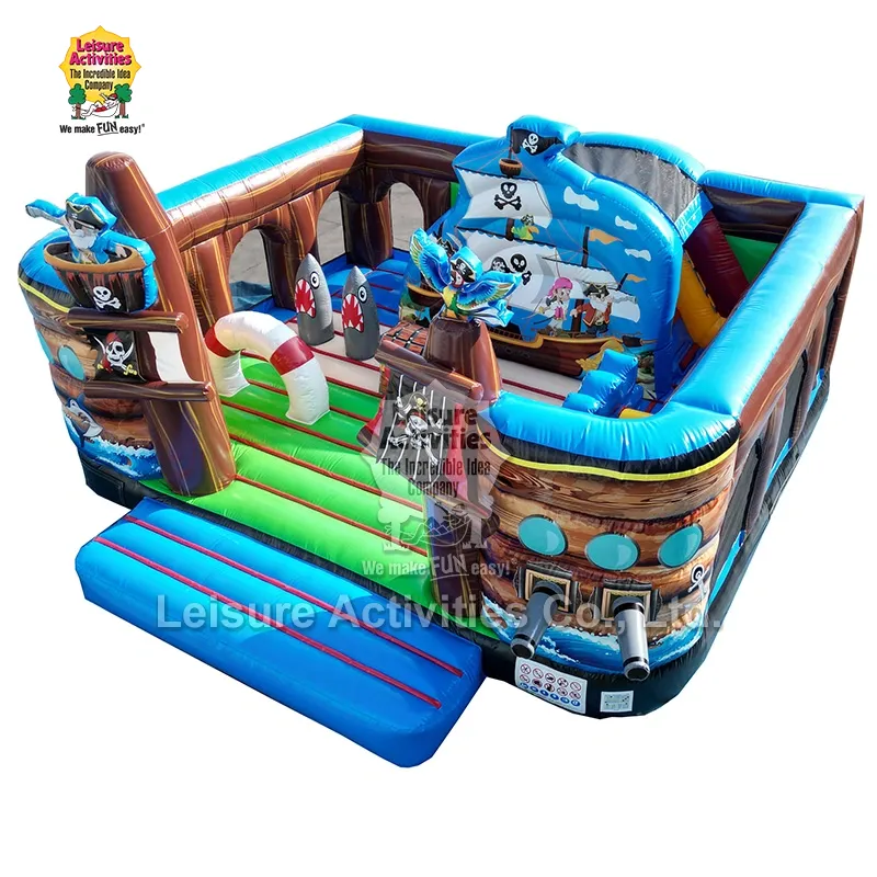 Taman Bermain Bouncy Castle Multiplay Bajak Laut Kecil